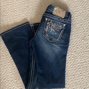 Miss Me Signature Boot Jeans Sz 26”